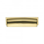 M Marcus Heritage Brass Shropshire Design Drawer Cup Pull 76/96mm Centre to Centre